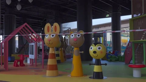 Empty children's playground Stock-Footage 154429173