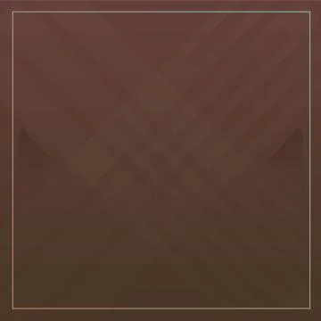 Empty Chocolate Brown Frame Background With Square Pattern Design Template Stock Illustration