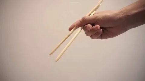 Empty chopsticks Stock Footage 121608178