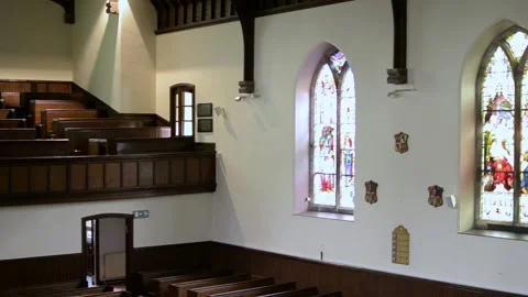 Empty Church 2 Stock Footage 151230194