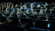 Empty Cinema Auditorium Stock Footage