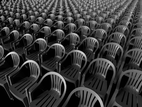 Empty cinema hall Stock Illustration