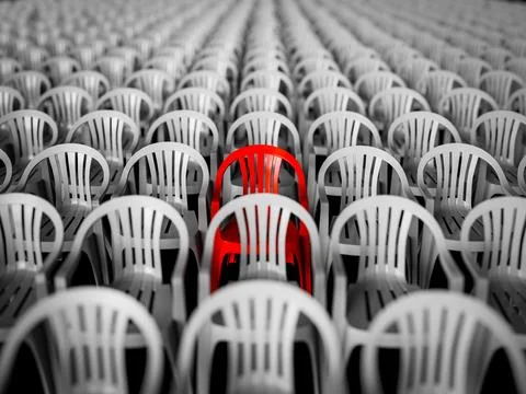 Empty cinema hall Stock Illustration