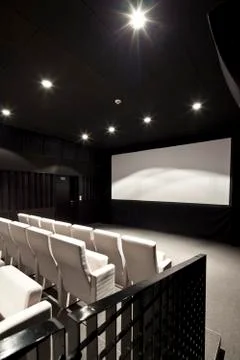 Empty cinema Stock Photos