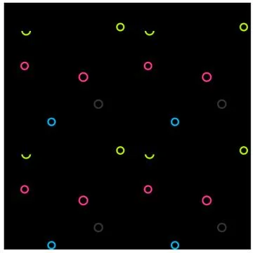 Empty circles seamless pattern Stock Illustration