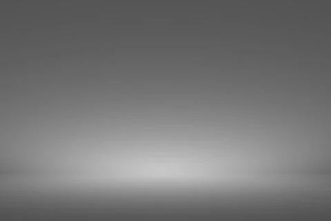 Empty Circular Dark Grey gradient with Black solid vignette lighting Studio wall Stockillustratie