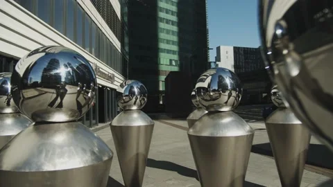 An empty city during quarantine Stock Footage 148135795