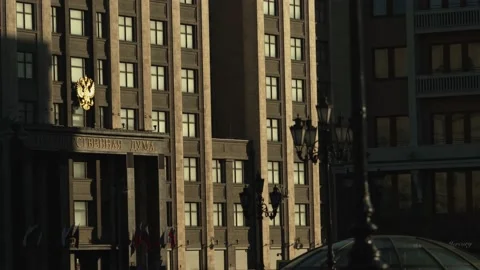 An empty city during quarantine Stock Footage 148136315