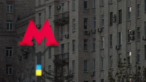 An empty city during quarantine Stock Footage 148137974