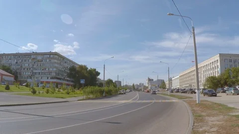 Empty City Road. Stock Footage 79696348