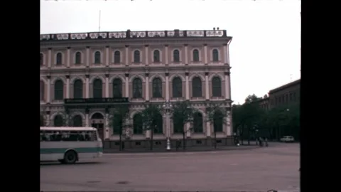 Empty City Square Video stock 278399452