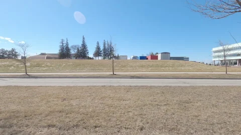 Empty city streets and office buildings as workers work from home in COVID 19 库存影片 150474720