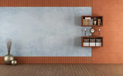 Empty classic room Stock Illustration