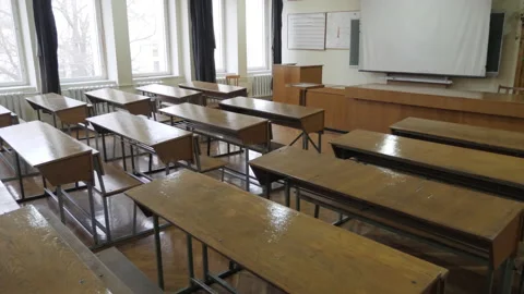 Empty Classical Auditorium In School, University Stock Footage 234288313