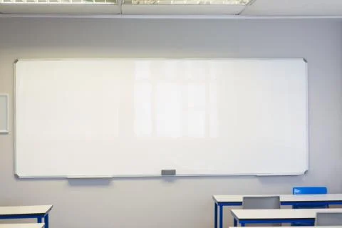 Empty classroom in the college Foto stock