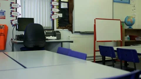 Empty classroom Stock Footage 22637228