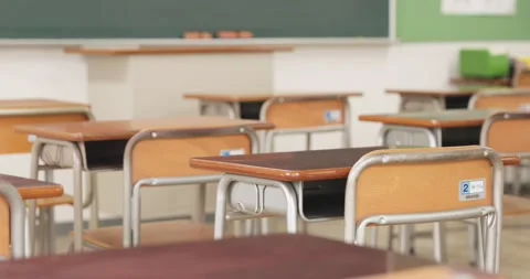 Empty classroom Stock-Footage 163001382