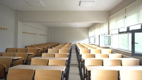 Empty Classroom Stock Footage 241330677