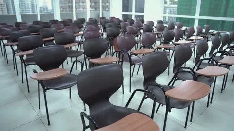 Empty Classroom Stock Footage 287964228
