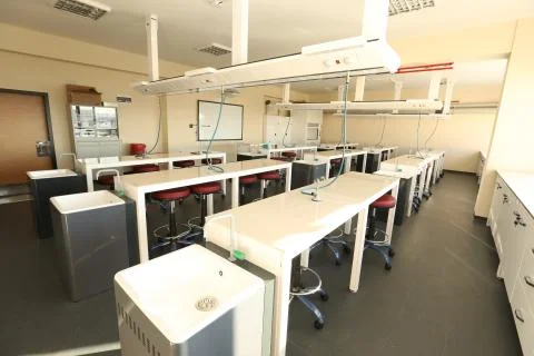 Empty Classroom in Health School Stock Photos