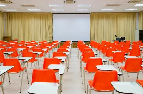 Empty classroom Stock Photos