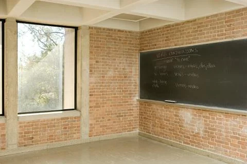 Empty classroom Foto stock