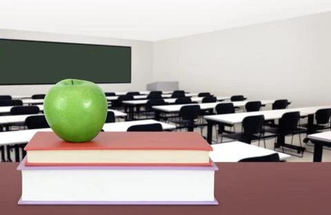 Empty classroom Stock Photos