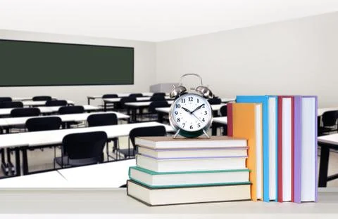 Empty classroom Stock Photos