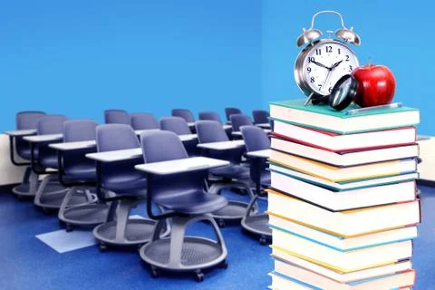 An empty classroom Stock Photos