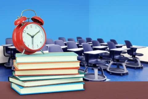 An empty classroom Stock Photos