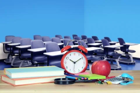 An empty classroom Stock Photos