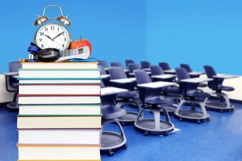 An empty classroom Stock Photos