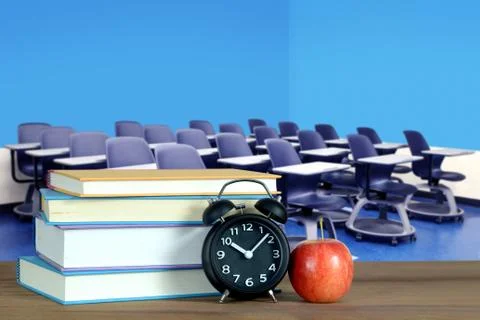 An empty classroom Stock Photos