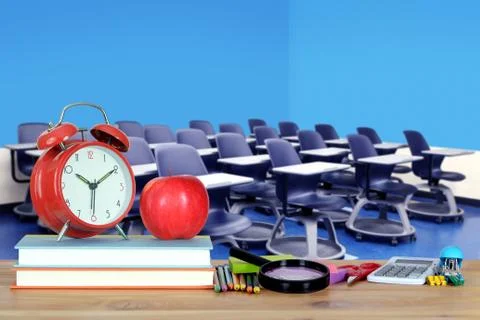 An empty classroom Stock Photos