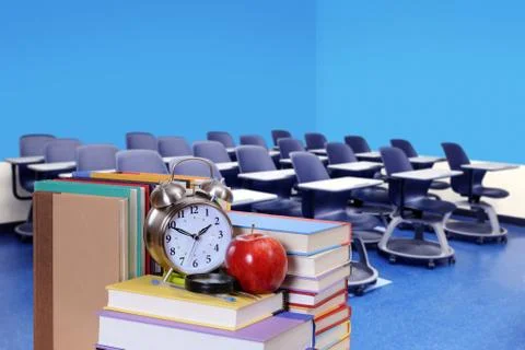 An empty classroom Stock Photos