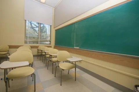 Empty classrooms Stock Photos