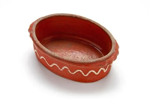 Empty clay pot Foto stock