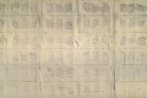 The empty clean and clear copy sapce Concrete brick block wall with the lig.. Stock Photos