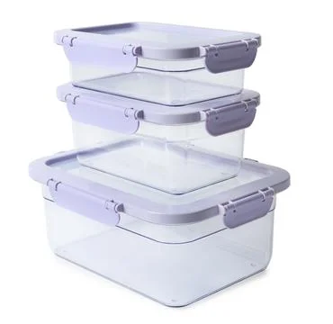 Empty clean boxes for products on white background Stock Photos