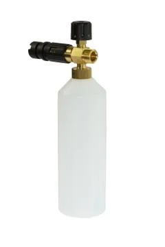 Empty Clear Spray Bottle, isolated Stock Photos