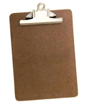 Empty Clip Board Stock Photos