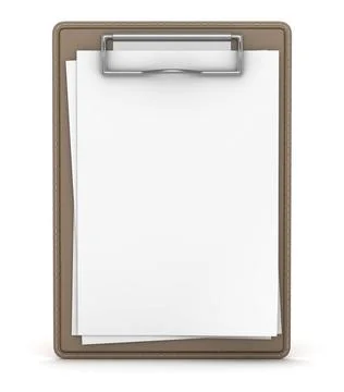 Empty clipboard Empty clipboard , This is a 3d computer generated image. I... Stock Photos