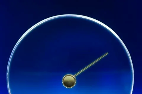 Empty clock lid Stock Illustration