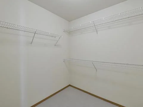Empty closet interior Stock Photos