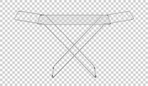 Empty clothes drying rack Stock Illustration