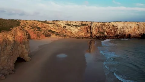 Empty coast line (aerial view) Stock Footage 156619400
