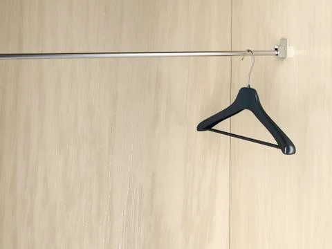 Empty coat hanger Stock Illustration