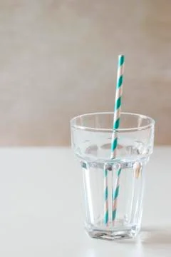 Empty cocktail glass Stock Photos