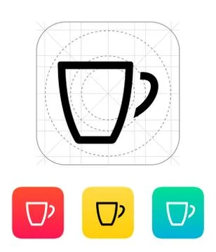 Empty coffe cup icon Stock-Illustration