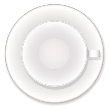 Empty coffe cup Stock Illustration